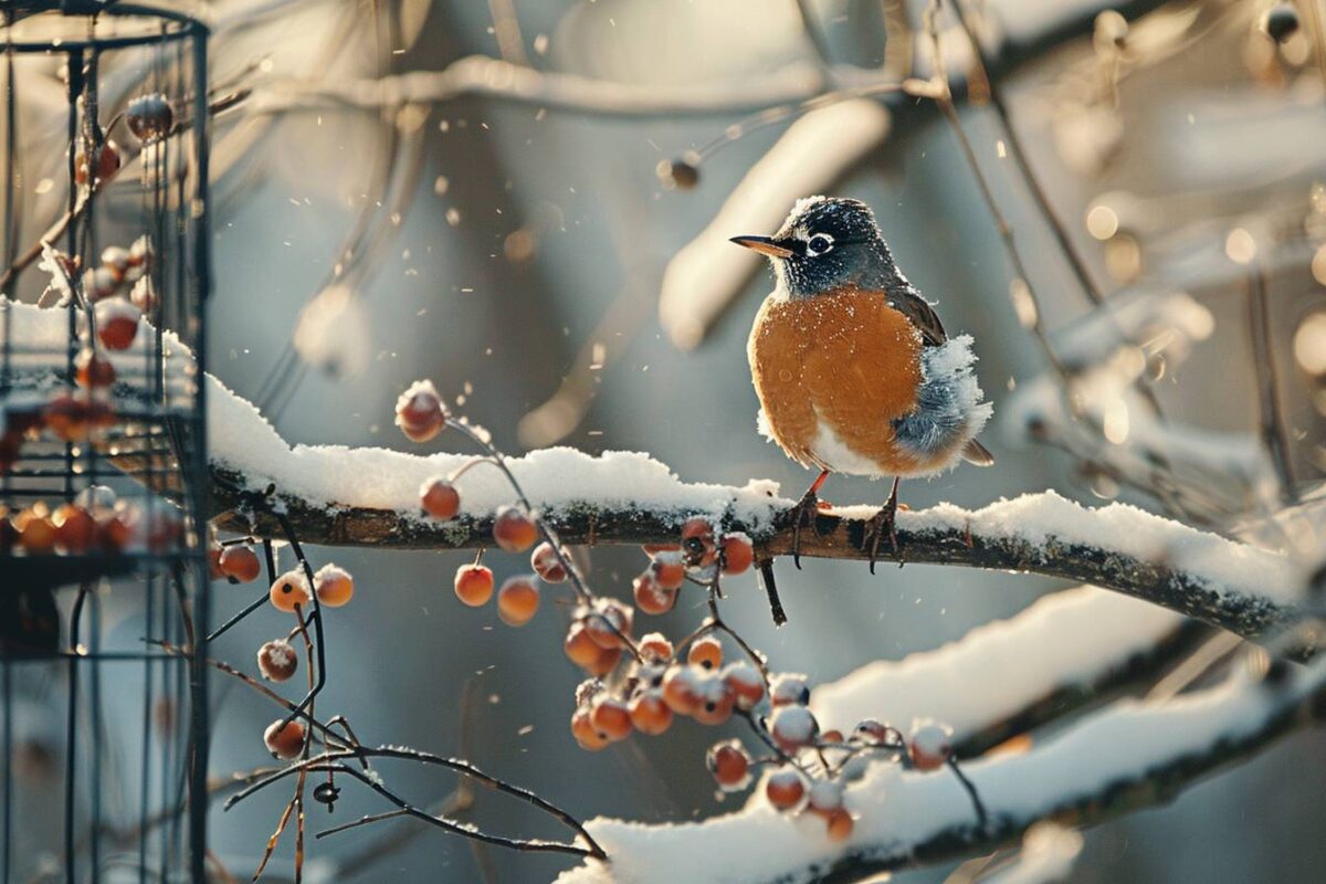 Protégez les rouges-gorges cet hiver : des astuces pratiques pour leur bien-être sous la neige