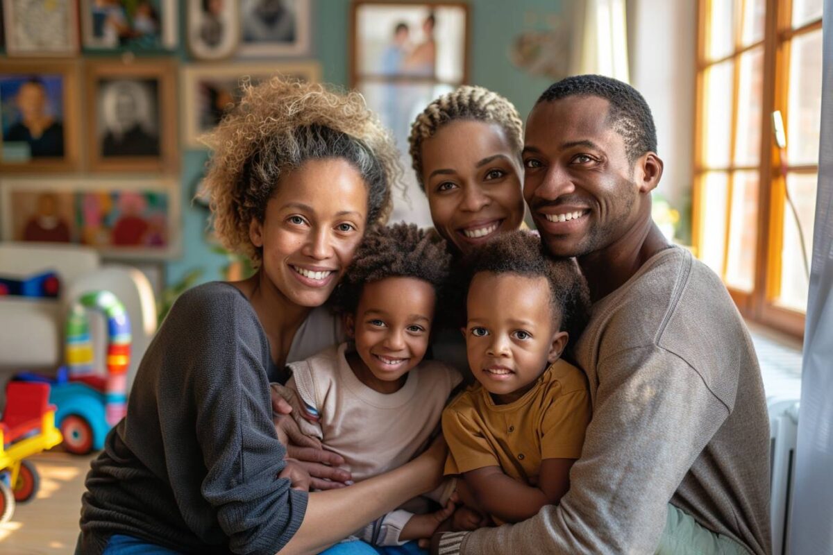 Vivre à quatre parents sous un même toit : les défis et les joies d'une famille moderne